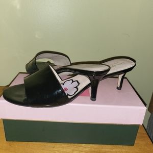 Kate Spade Savvi Slide Black Patent Size 10